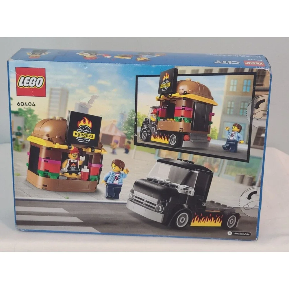 LEGO City Burger Truck 60404 194pcs NIB Factory Sealed Food Truck Fast Food
